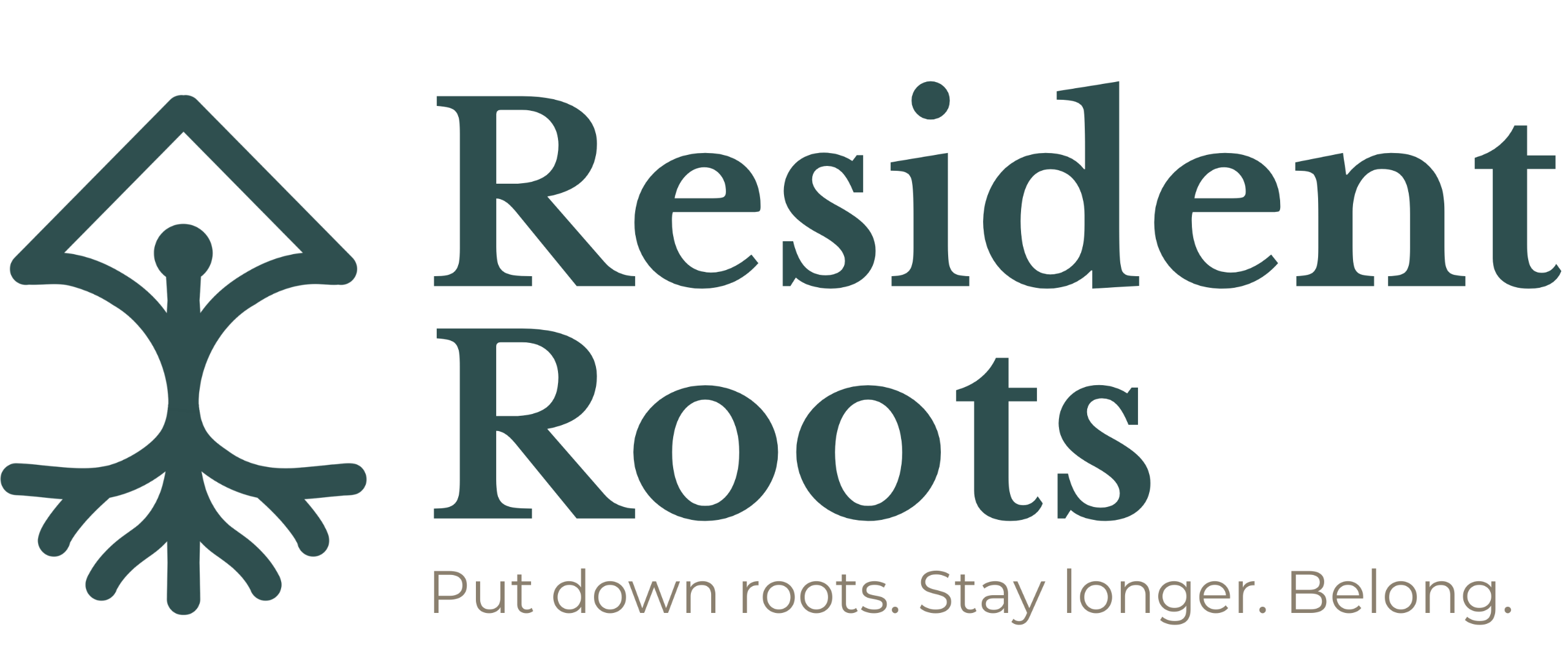 Resident Roots Logo Resident Roots logo - Utah apartment community events and tenant retention
